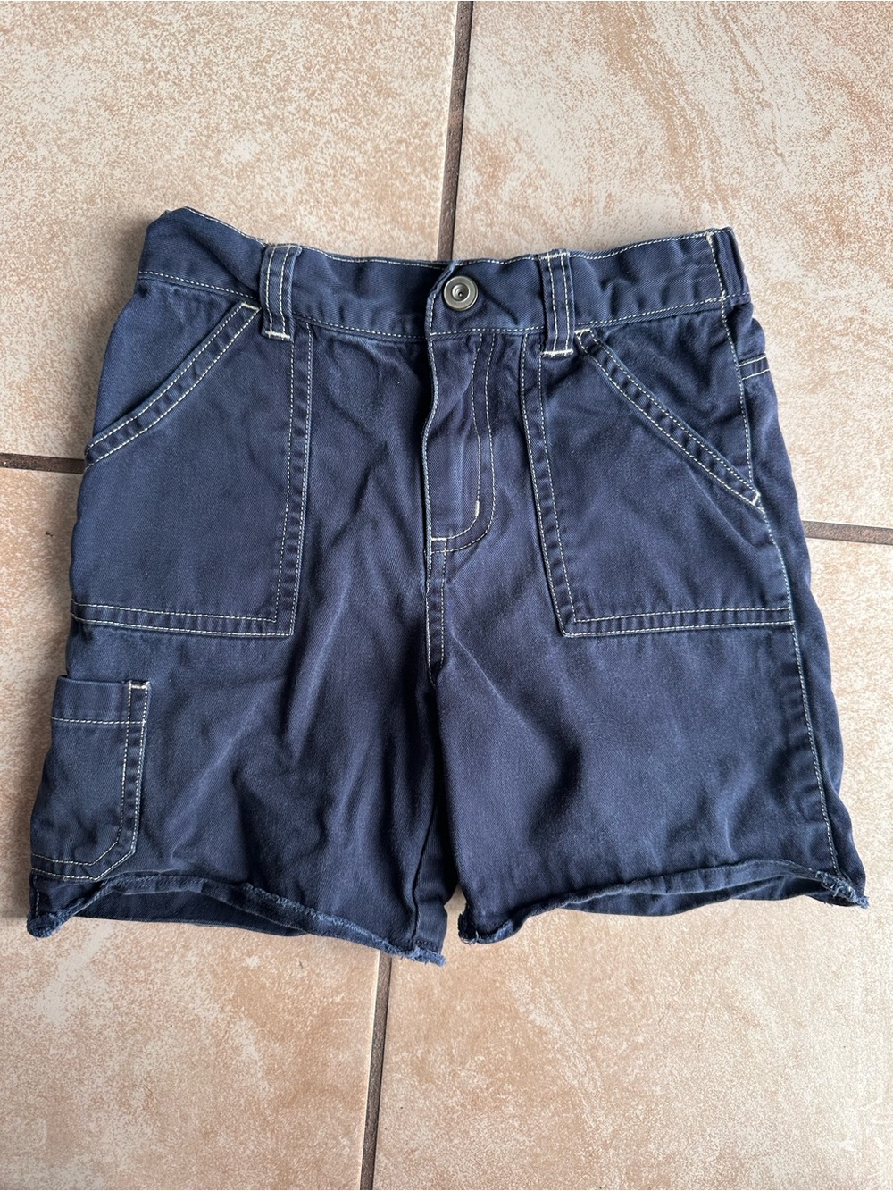 Y2K Cherokee Navy Blue Kids Cargo Shorts
